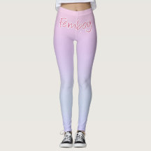 Leggings de rêve rose pour un fameboy doux