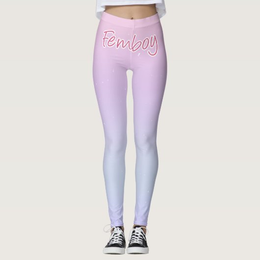 Leggings de rêve rose pour un fameboy doux (Devant)