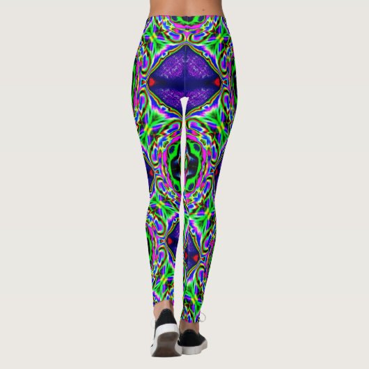 leggings de rêve violet (Dos)