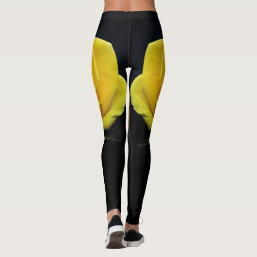 Leggings de rose jaune (Dos)