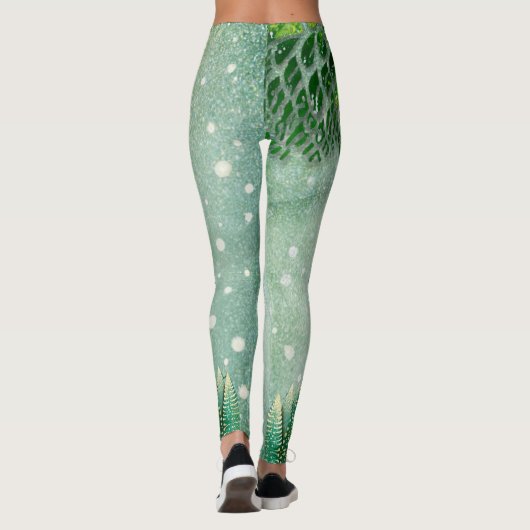 Leggings de sapin vert (Dos)