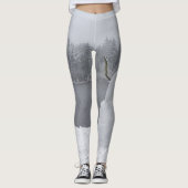 Leggings de Snowman Paysage hivernal Leggings de v (Devant)