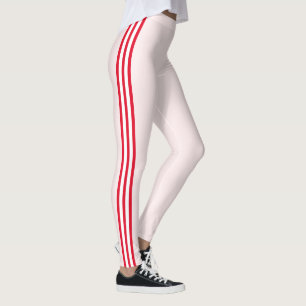 Leggings de sport côté rouge ou choisir des couleu