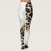 Leggings de sport de poussins léopard (Dos)