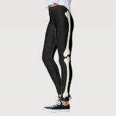 Leggings de squelette de os de jambe (Gauche)