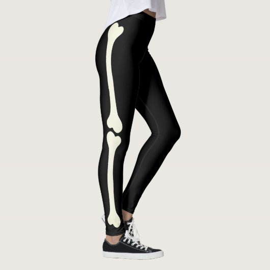 Leggings de squelette de os de jambe (Droite)