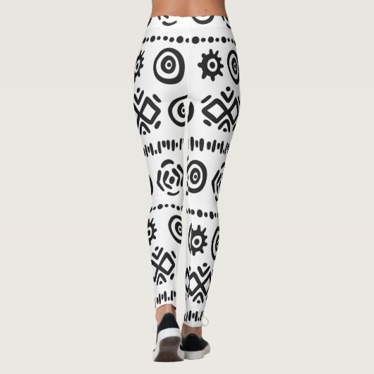 Leggings de style boho ethnique (Dos)