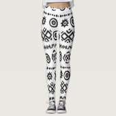 Leggings de style boho ethnique (Devant)