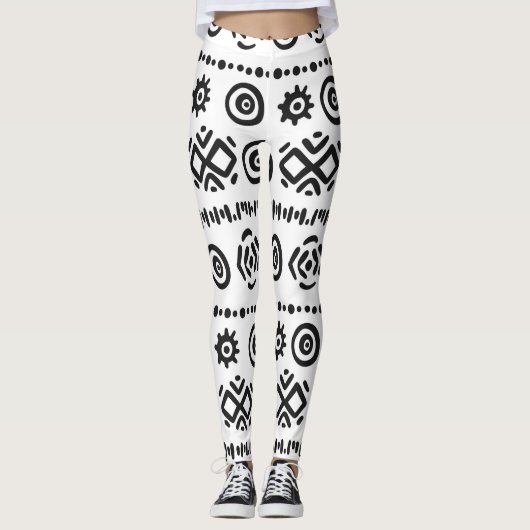 Leggings de style boho ethnique (Devant)