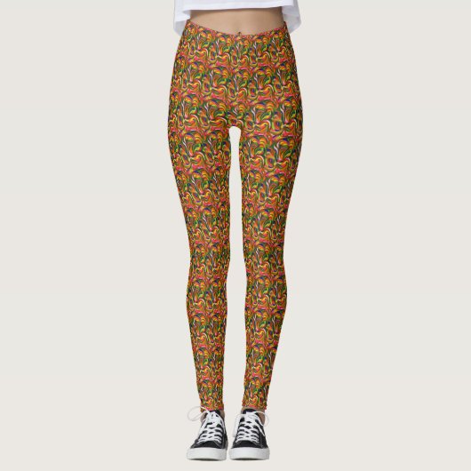 Leggings de style d'art (Devant)