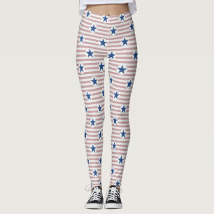 Leggings de style drapeau américain cool