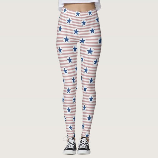 Leggings de style drapeau américain cool (Devant)