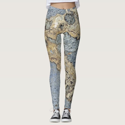 leggings de style marbre (Devant)