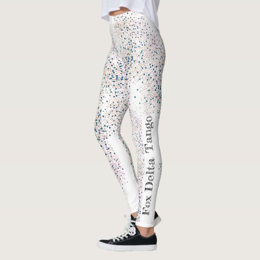 Leggings de tango Fox Delta avec mignon pois FDT (Gauche)