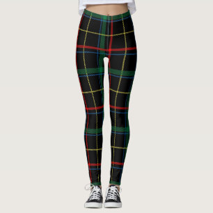 leggings de tartan plaid