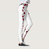 Leggings de tatouage à la vigne rose (Droite)