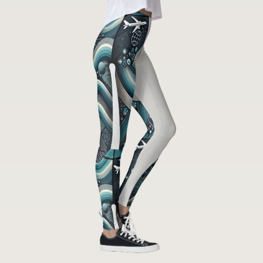 Leggings de technologies de voyage futuristes - Gl (Droite)