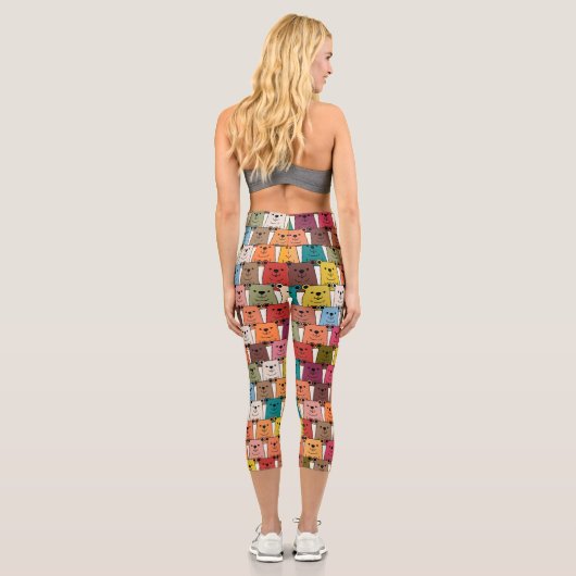 Leggings de Teddy Bear Capri (Verso)