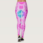 Leggings de teinture bleu rose (Dos)