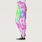 Leggings de teinture bleu rose (Gauche)