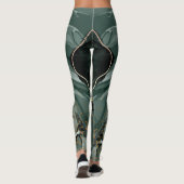 Leggings de temps Domino personnalisés (Dos)