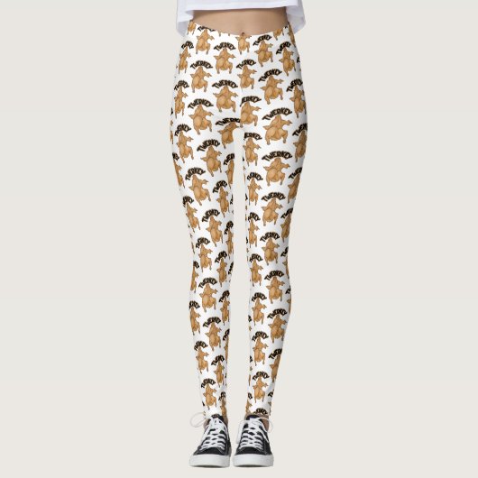 Leggings de Thanksgiving Twerkey (Devant)