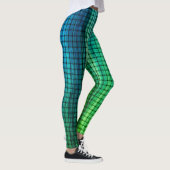 Leggings de tissage vert Iridescente (Droite)