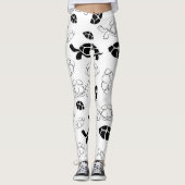 Leggings de tortue noire (Devant)