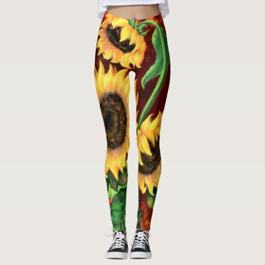 Leggings de tournesol (Devant)