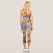 Leggings de tournesol Abstraits (Verso)