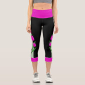 Leggings de Tulipe Capri rose (Recto)