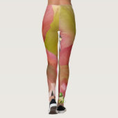 Leggings de tulipe rose et jaune (Dos)