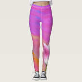 Leggings de tulipe rose violet (Devant)