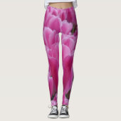 Leggings de tulipes roses (Devant)