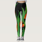 Leggings de Tulipes rouges (Devant)