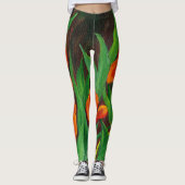 Leggings de Tulipes rouges (Devant)