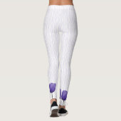 Leggings de tulipes violettes (Dos)