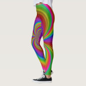 leggings de tunnel à ondulation de couleur (Gauche)