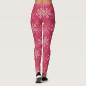 Leggings de vacances pour flocon de neige d'hiver  (Dos)