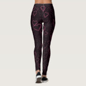 Leggings de Valentine Coeurs compliqués Leggings (Dos)