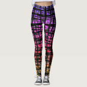 Leggings de vérification de la fierté arc-en-ciel (Devant)