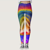 Leggings de voyage psychédélique : Hippie Vibes &  (Devant)