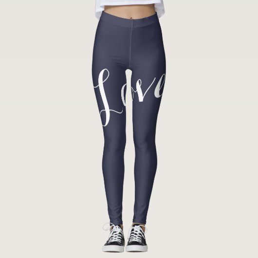Leggings de yoga amour (Devant)