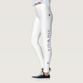 Leggings de Yoga blanc avec Kamala - Walz (Gauche)