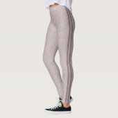 Leggings de yoga en lin Taffy Attoni (Gauche)