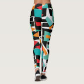 Leggings de yoga géométrique (Dos)