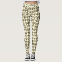 Leggings de yoga imprimés de médaillon de monnaie
