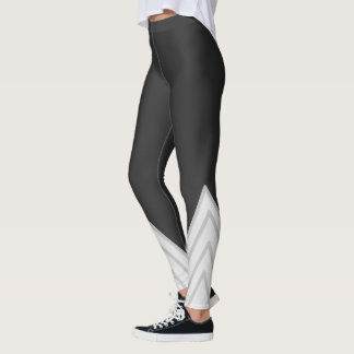 Leggings de yoga ivoire gris attoni