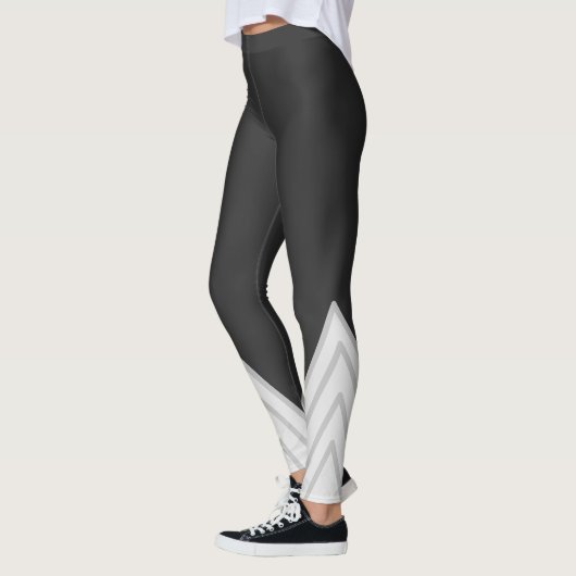 Leggings de yoga ivoire gris attoni (Gauche)