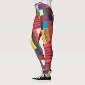 Leggings débardeur anneaux, grilles et chèques (Gauche)